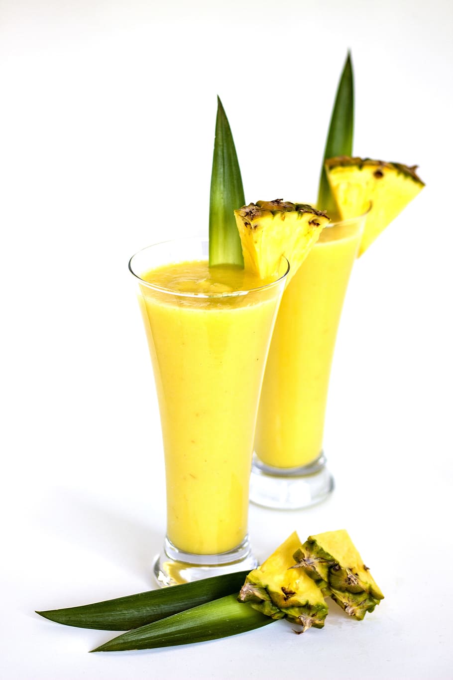 smoothie, milkshake, pineapple, healthy, breakfast, yellow HD wallpaper
