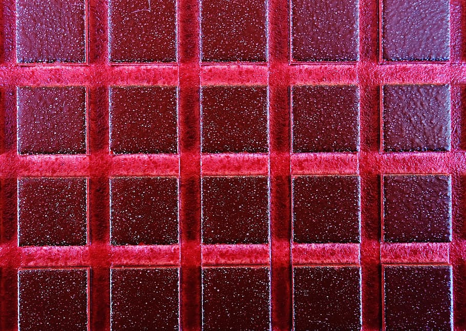 Background, Texture, Wood, Tile, red, squares, structure, full frame HD wallpaper