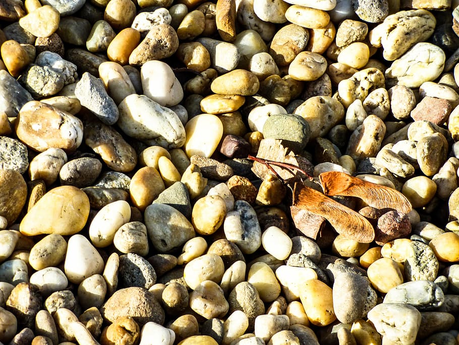 background, pebbles, stone, holidays, autumn, structure, color HD wallpaper
