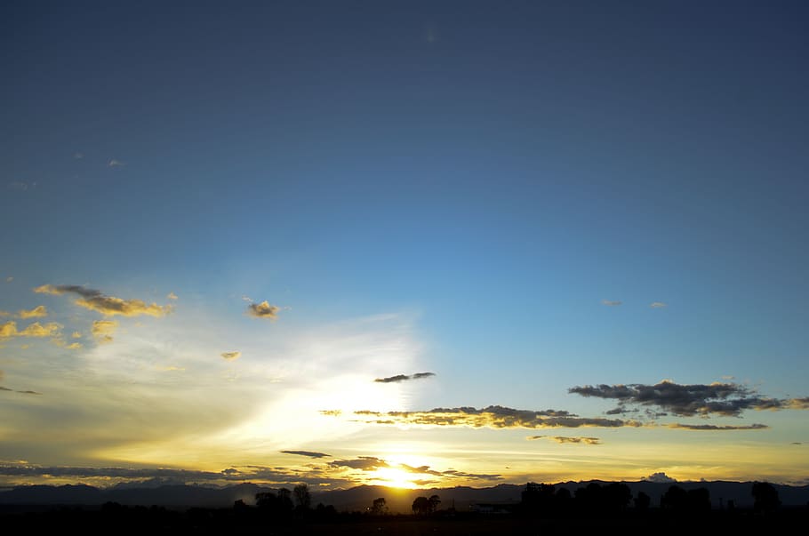 sunset, landscape, sky, cloud - sky, scenics - nature, beauty in nature HD wallpaper