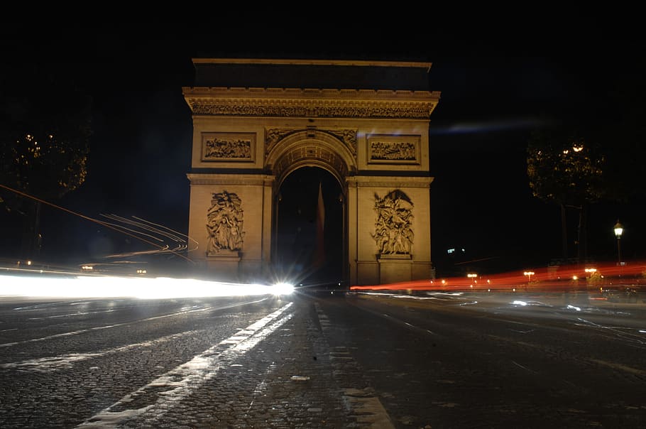 Arc De Triomphe, Tourism, monument, travel, landmark, famous HD wallpaper