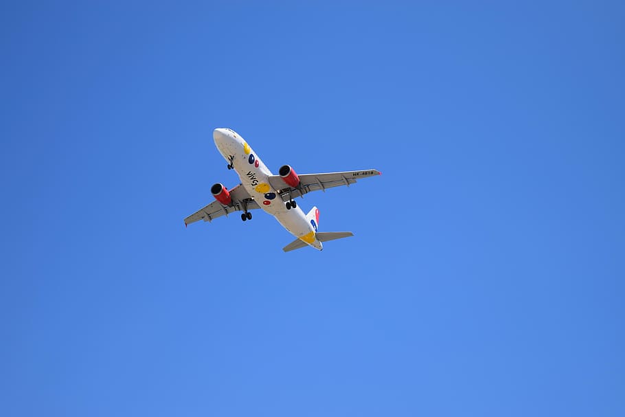plane, sky, fly, blue, travel, pilot, landscape, aircraft, flight HD wallpaper