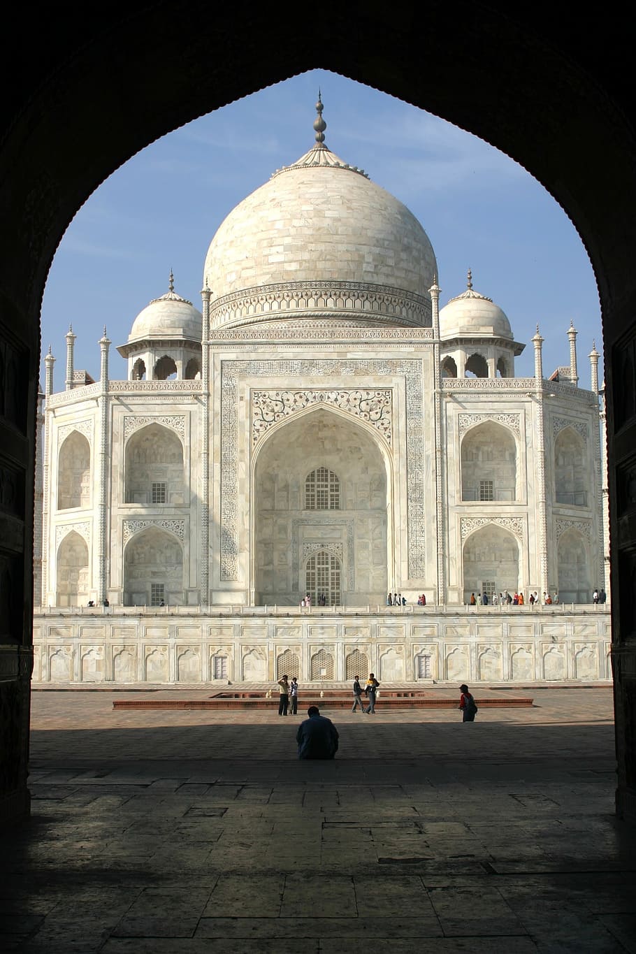 white mosque, Taj Mahal, Mahal, India, Agra, Tomb, architecture, HD wallpaper