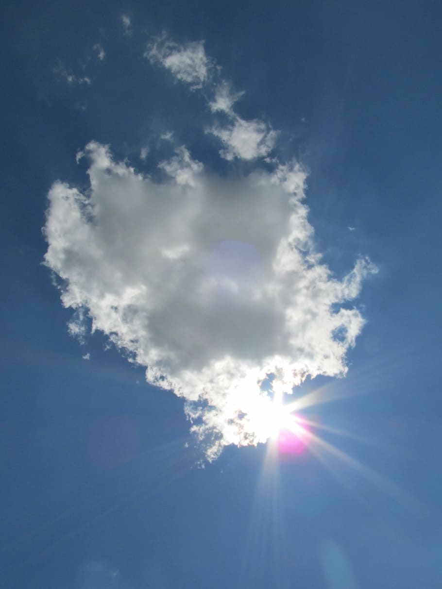 heaven, sun, clouds, sunset, sky, landscape, romance, cloud - sky HD wallpaper