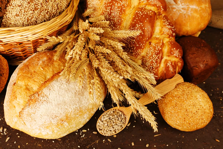 bread, candy, pies, food and drink, healthy eating, freshness HD wallpaper