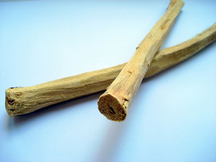two brown wood sticks, Licorice, Root, Licorice Root, wood - material HD wallpaper