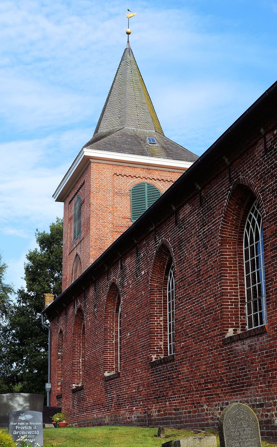 Steeple, Architecture, Cemetery, church, believe, gothic, harmony HD wallpaper