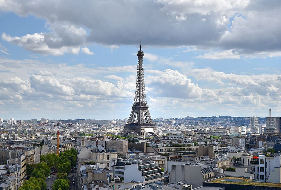 paris, eiffel tower, city, architecture, built structure, building exterior HD wallpaper