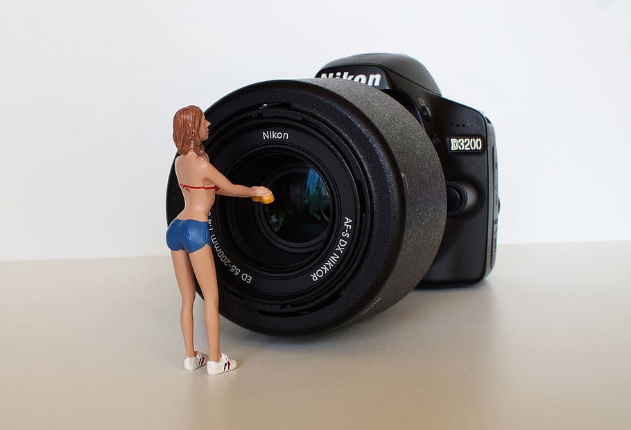 Camera, Nikon, Lens, Clean, objectively clean, wash, old camera HD wallpaper