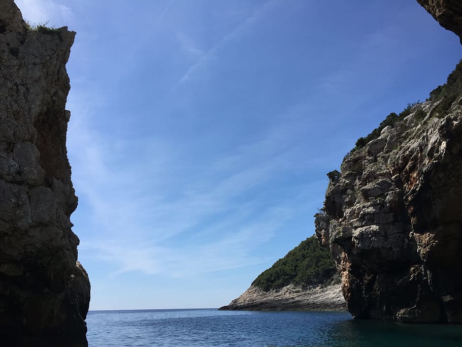 Sea, Nature, sky, summer, blue, landscape, seascape, outdoor HD wallpaper