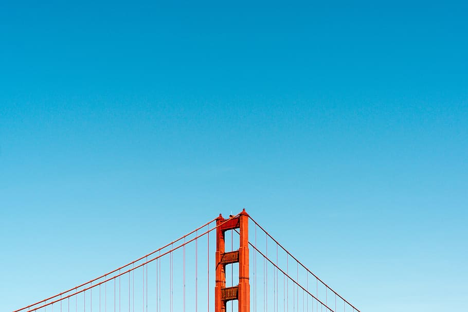 Golden Gate Bridge, California, Golden Gate, San Francisco, California, HD wallpaper