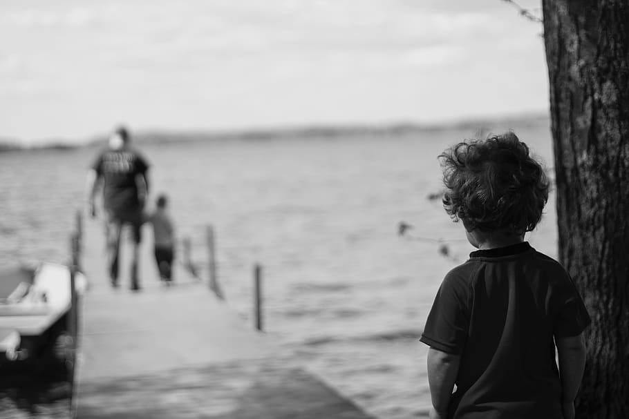 sea, ocean, water, wave, nature, bridge, people, kid, travel HD wallpaper