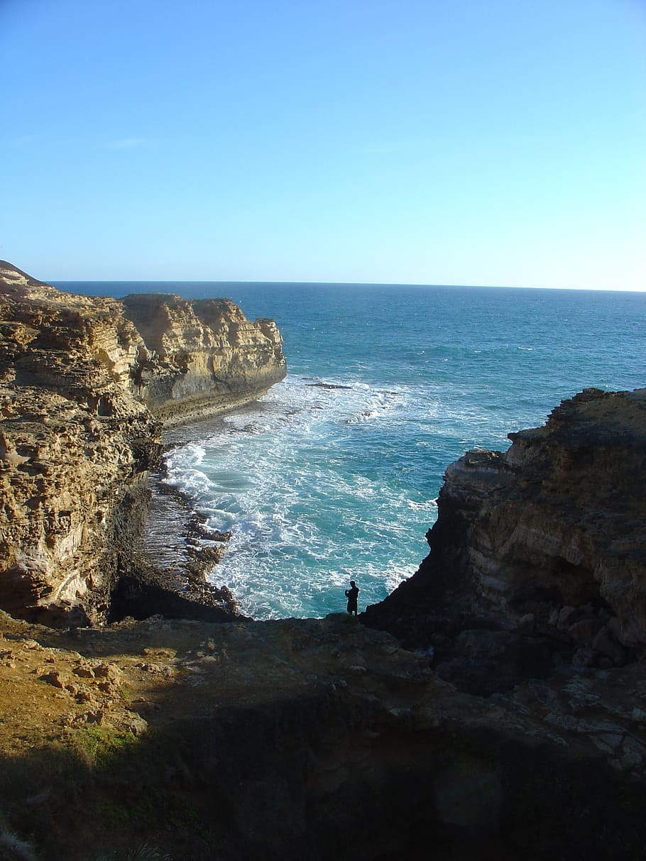 australia, sea, coast, cliff, coastline, rock - Object, nature HD wallpaper