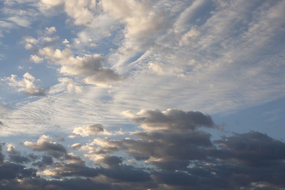 sky, clouds, landscape, cloud - sky, beauty in nature, scenics - nature HD wallpaper