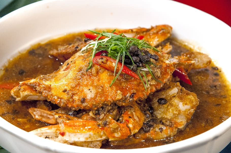 braised, crab, soup, food and drink, ready-to-eat, healthy eating HD wallpaper