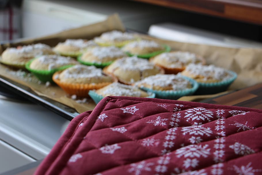 muffins, bake, delicious, sweet, food, gourmet, dessert, food and drink HD wallpaper