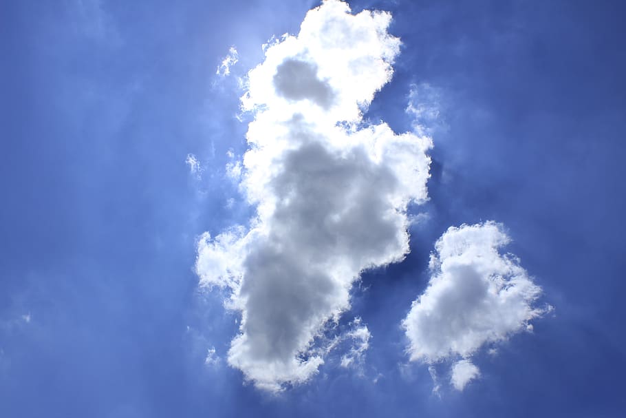 nature, weather, fluffy, cloud - sky, blue, beauty in nature HD wallpaper