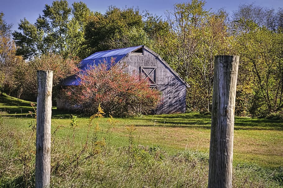 barn, rustic, barns, ohio, digital art, rural, scenic, country HD wallpaper