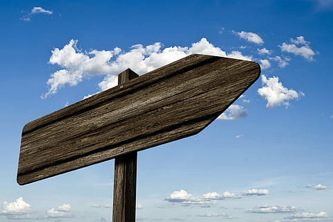 brown road signage, directory, signposts, wood, grain, board HD wallpaper