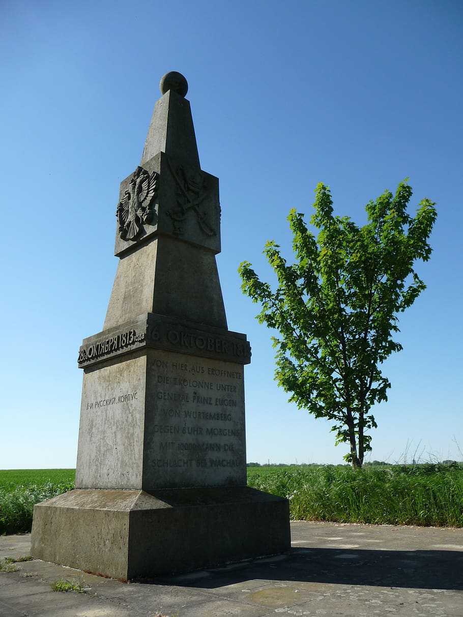 monument, völkerschlachtdenkmal, wachau, leipzig, sky, plant, HD wallpaper