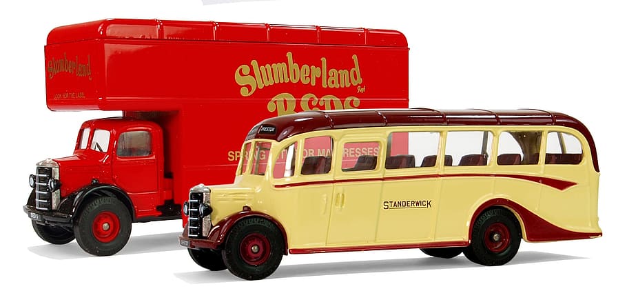 bedford, duple, bedford truck, hobby, collect, leisure, model cars, HD wallpaper