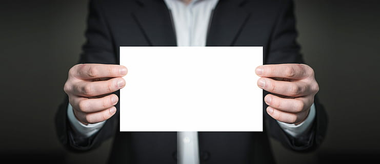 person holding white card, list, note, office, business, suit HD wallpaper