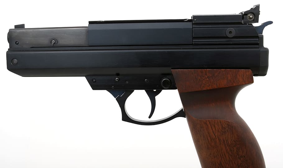 black and brown semi-automatic pistol, Action, Aim, Ammo, Ammunition