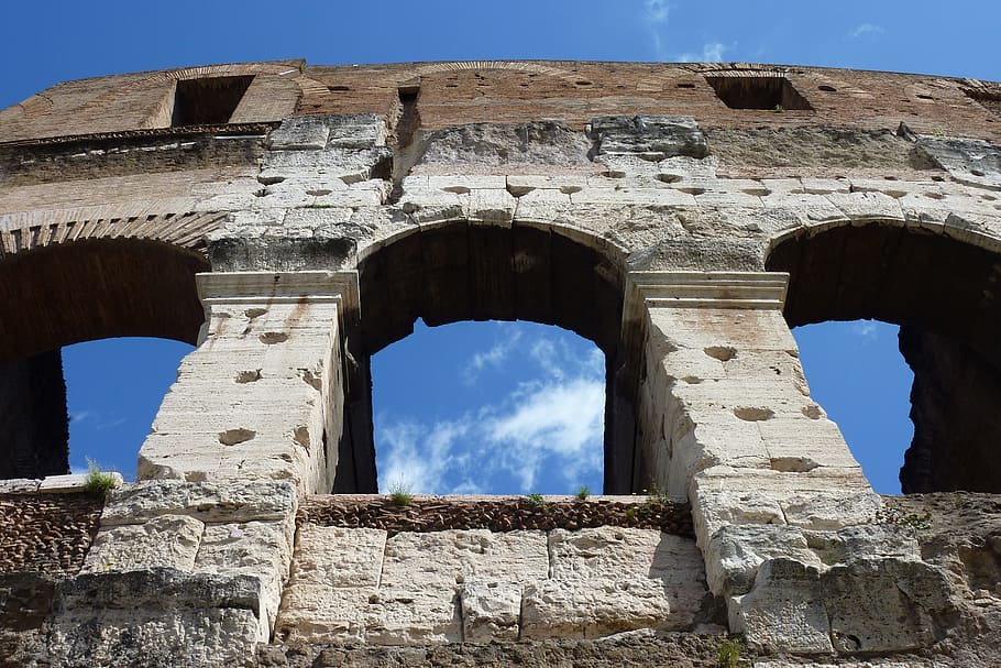 rome, coliseum, ark, monumental, power, architecture, antique HD wallpaper