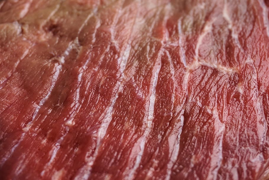 macro photo of raw meat, structure, beef, butcher, rouladen meat HD wallpaper