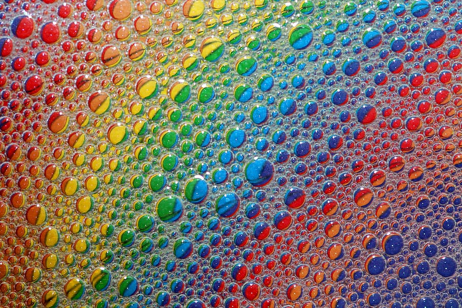 multicolored wallpaper, bubbles, rainbow, colourful, colors, soap