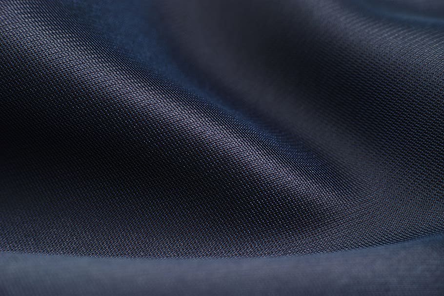 black textile, dark blue, fabric, pattern, clothing, fashion, HD wallpaper
