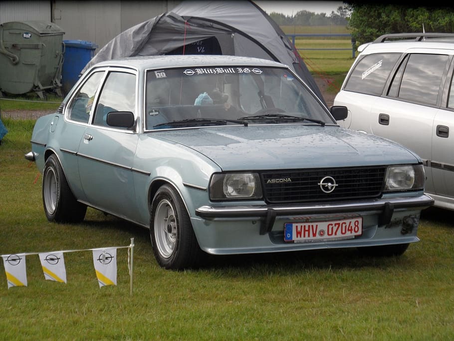 auto, opel, ascona, pkw, mode of transportation, car, motor vehicle HD wallpaper