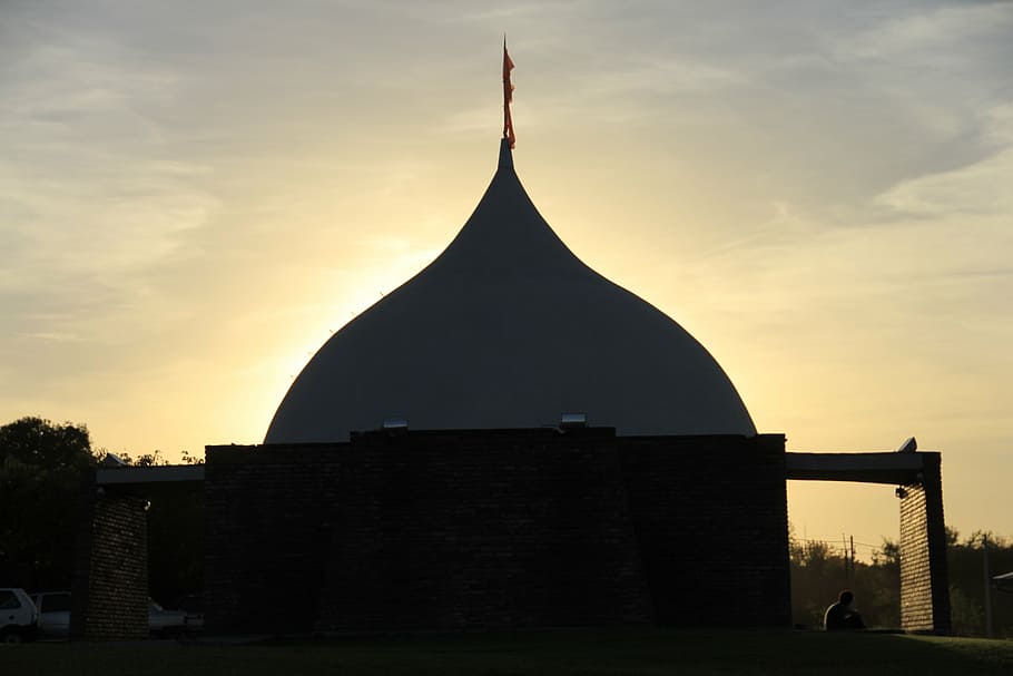 sunset, architecture, calm, evening sun, sky, built structure HD wallpaper