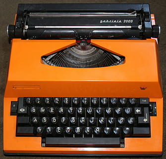 typewriter, leave, old, mechanically, machine, retro, keyboard HD wallpaper