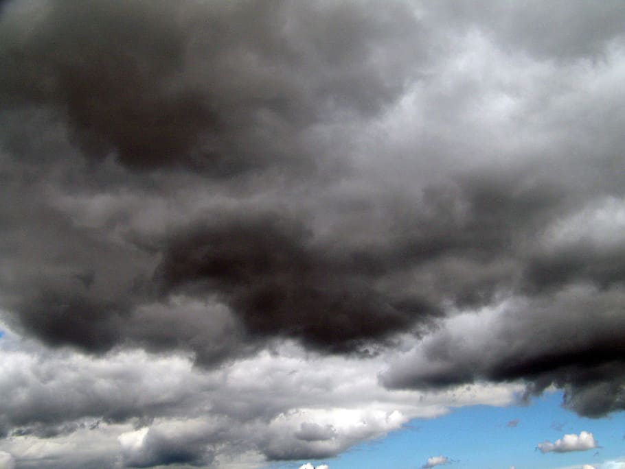 Clouds, Sky, Blue, Weather, Climate, rain, cumulus, atmosphere HD wallpaper