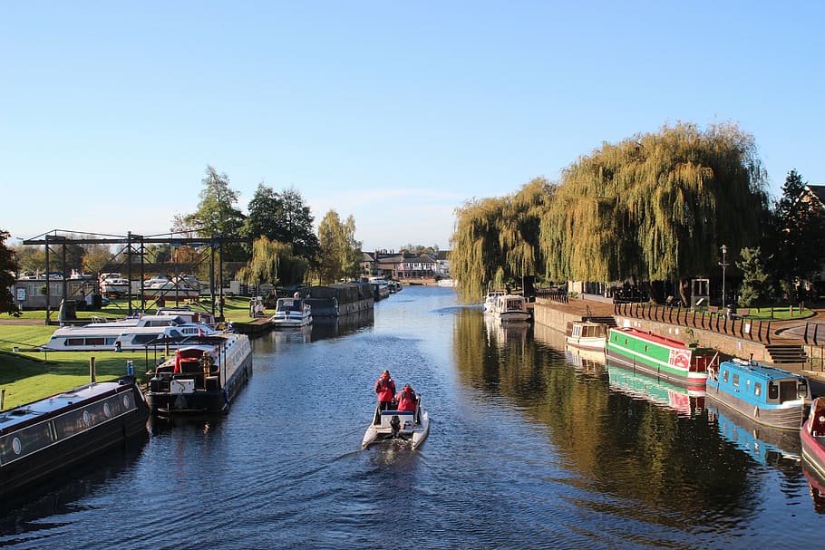 ely boating, rowing, river-view, rivers, nautical Vessel, canal HD wallpaper