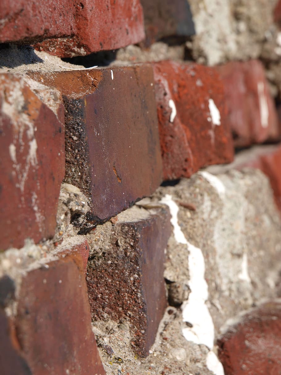 wall, stones, bricks, rusty, close-up, old, full frame, no people HD wallpaper