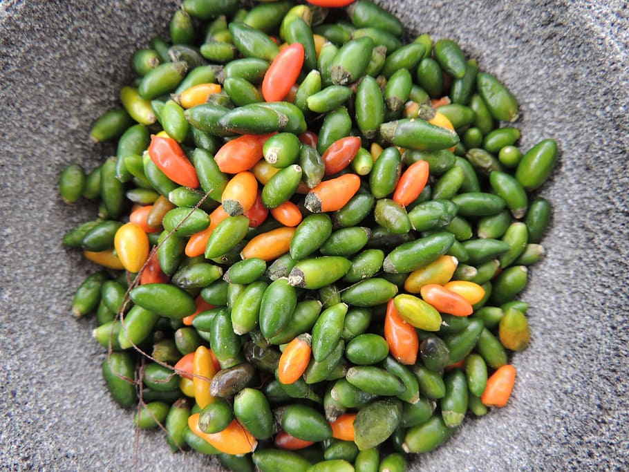 Chilli, Mexico, Flavor, green color, high angle view, food and drink HD wallpaper