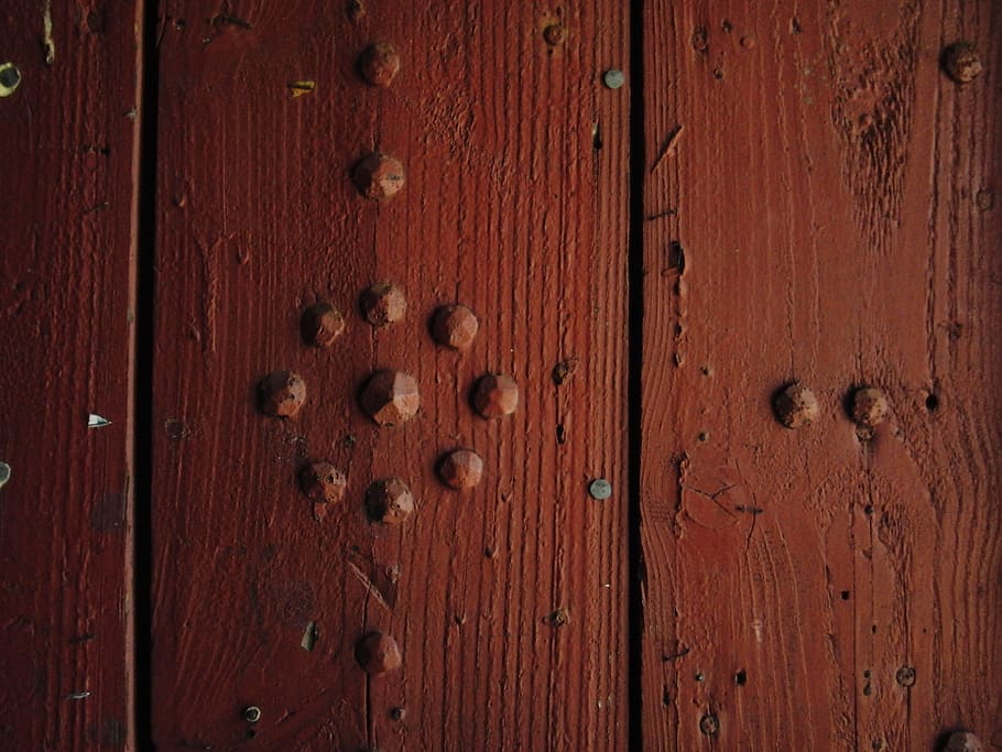 background, door, wood, texture, red, wood - material, full frame HD wallpaper