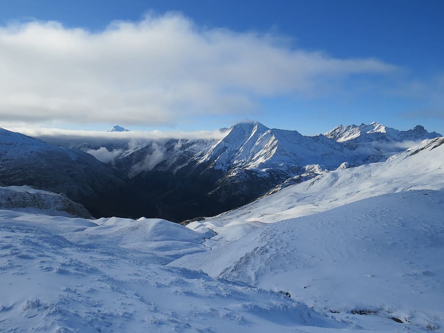 snow, winter, mountain, ice, cold, cold temperature, scenics - nature HD wallpaper
