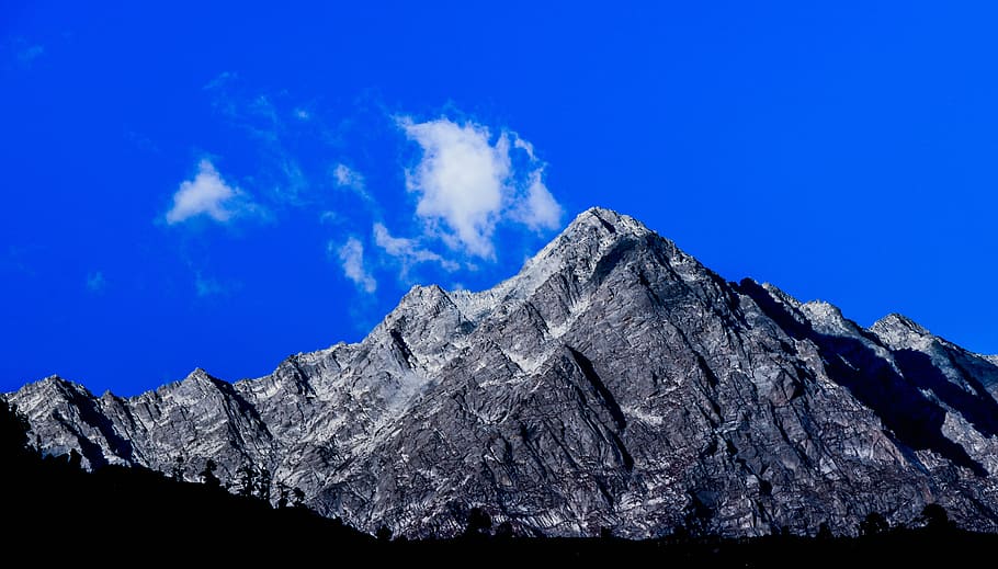 landscape photo of a mountai, nature, panoramic, mountain, travel, HD wallpaper