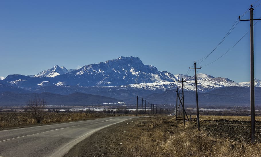 mountains, top, white clouds, vertices, alps, sky, the top of the mountain HD wallpaper