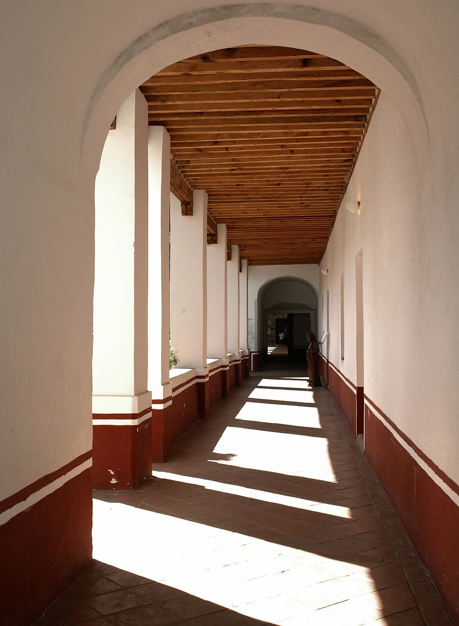 arches, monastery, architecture, building, christianity, historic HD wallpaper