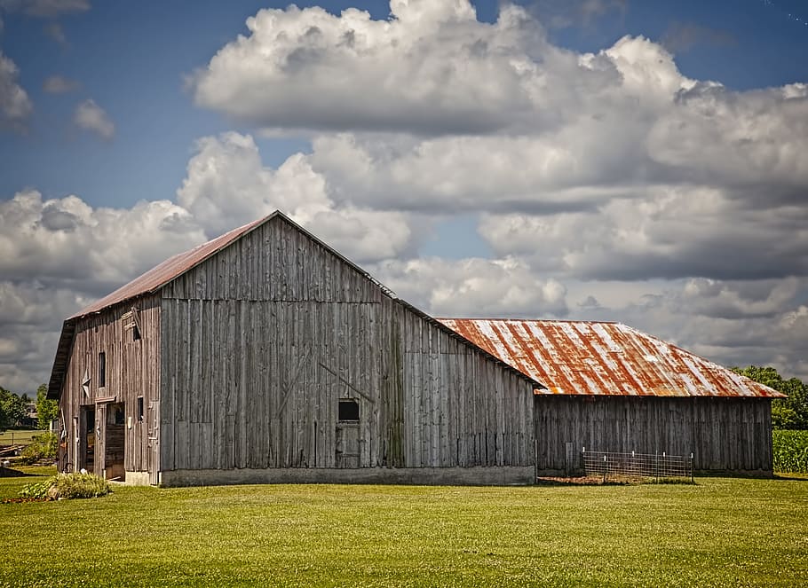 barn, rustic, barns, ohio, digital art, rural, scenic, country HD wallpaper