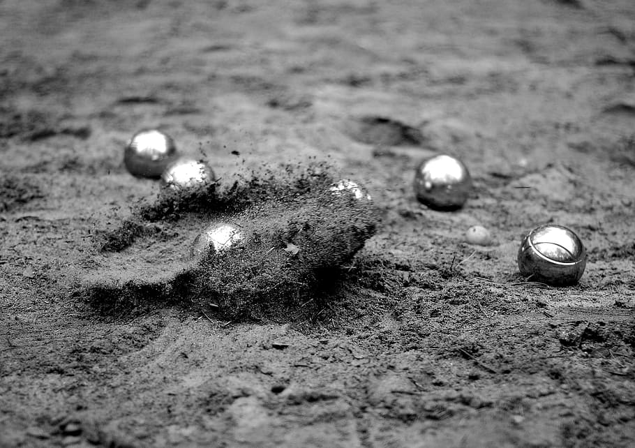 bowling, fun, throw, sand, land, no people, selective focus HD wallpaper