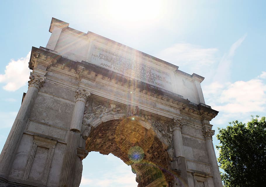 Arch Of Titus, Arc De Triomphe, Rome, archway, antiquity, forum, HD wallpaper