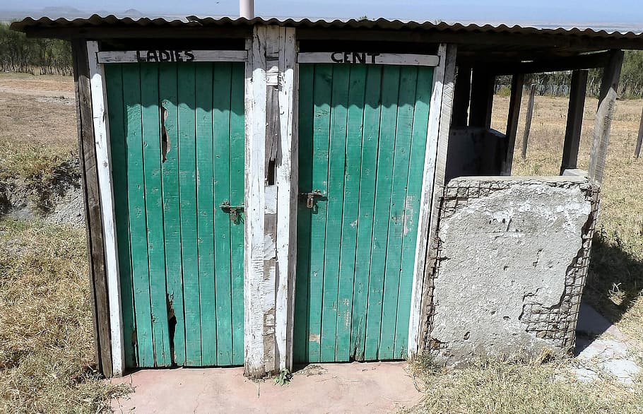 Wc, Primitive, Booth, Toilet, Africa, house, outdoors, day HD wallpaper