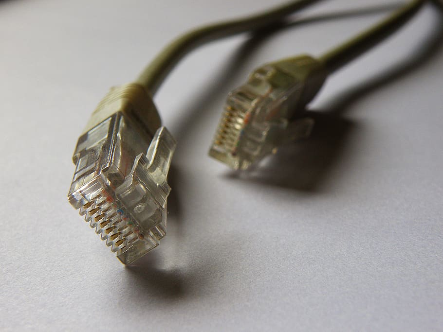 network cable, the mains connector, computer, internet, technology HD wallpaper
