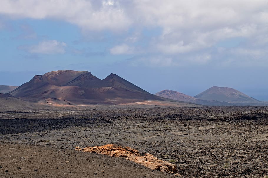 HD wallpaper: Timanfaya, National Park, Lanzarote, canary islands ...