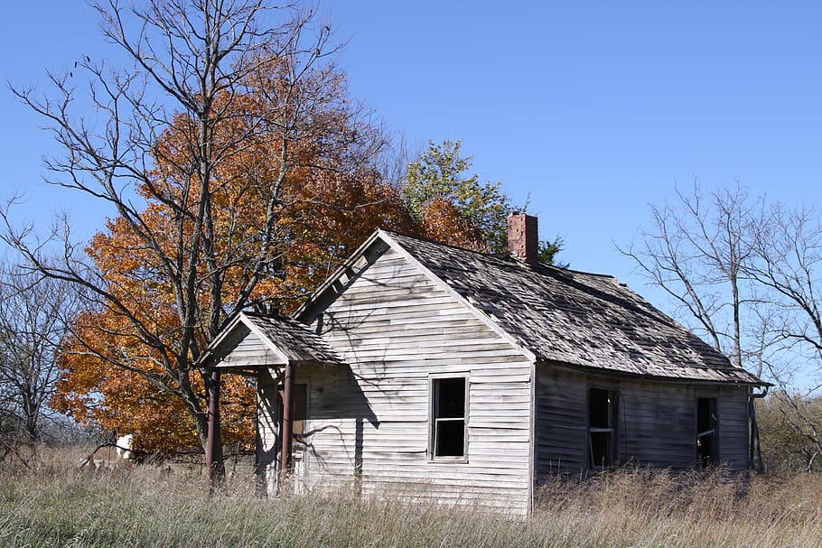 old house, fall, rustic, architecture, building exterior, built structure HD wallpaper